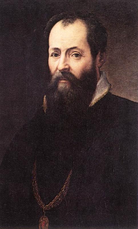 VASARI, Giorgio Self-portrait (detail) et Germany oil painting art